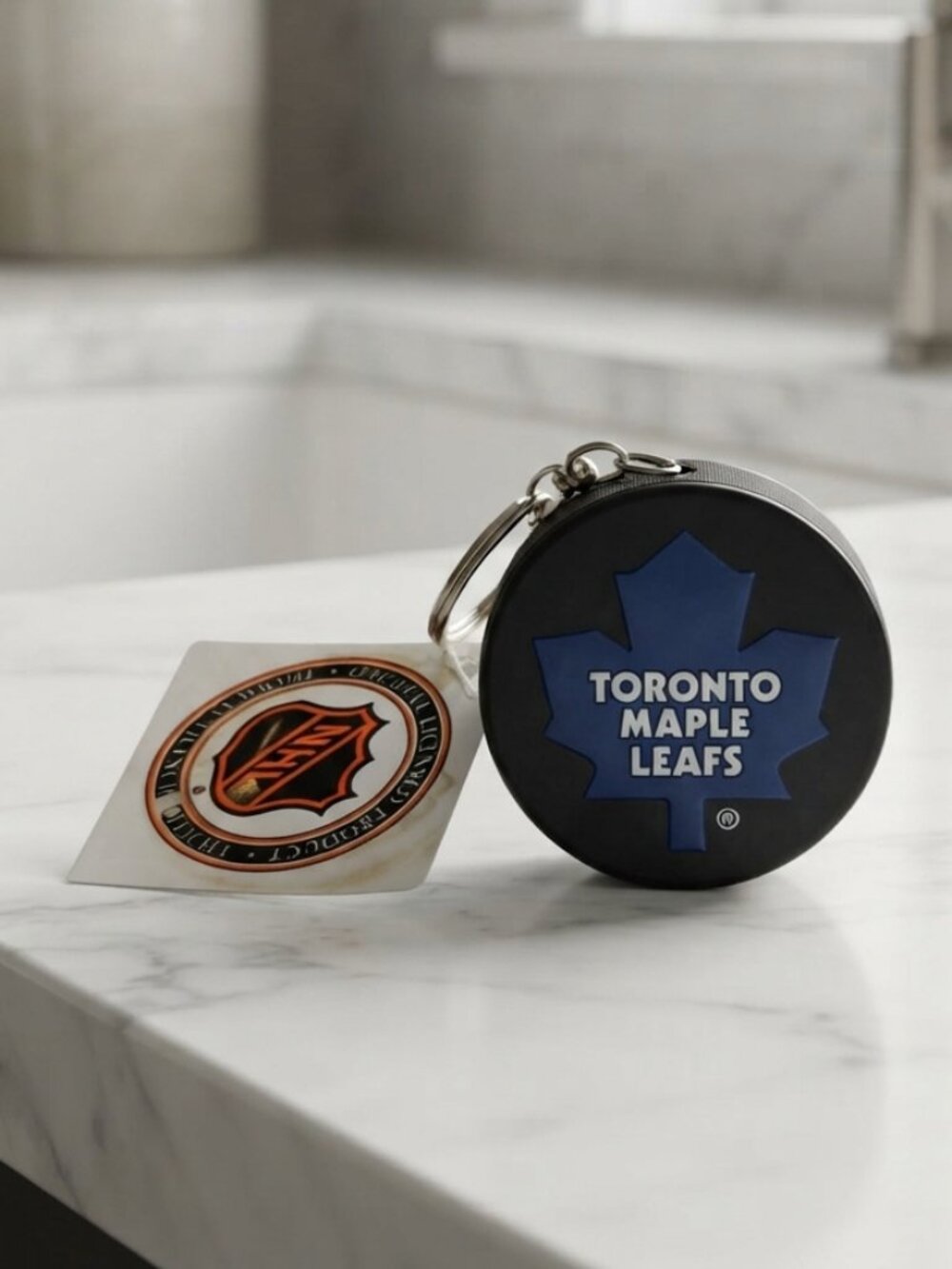2003 Toronto Maple Leafs NHL Brewwrench Key Ring — RARE NOS